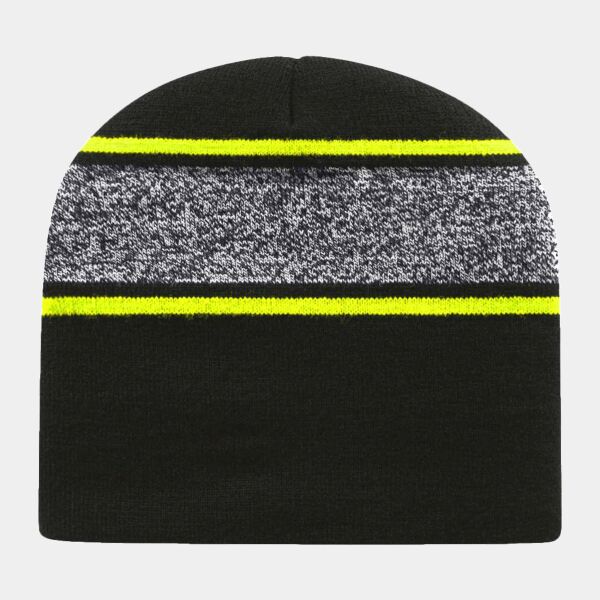USA-Made Variegated Striped Beanie Thumbnail