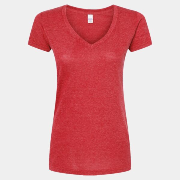 Women's Poly-Rich V-Neck T-Shirt Thumbnail