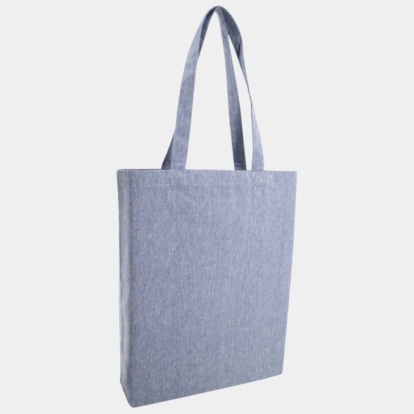 Midweight Recycled Cotton Gusseted Tote Thumbnail