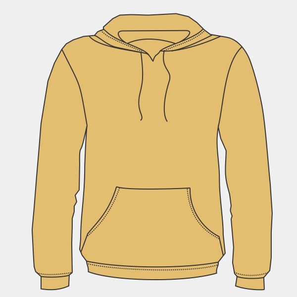 Unisex Tie-Dyed Cloud Fleece Hooded Sweatshirt Thumbnail