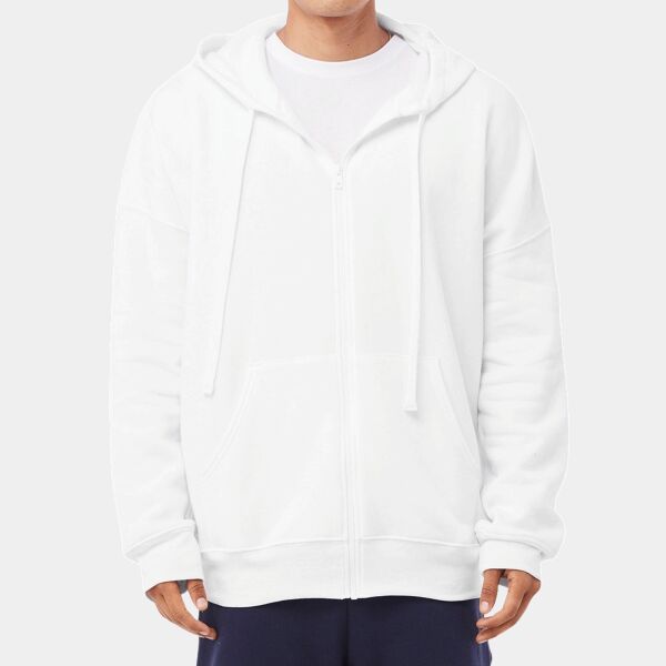 Unisex Sponge Fleece DTM Full-Zip Hooded Sweatshirt Thumbnail