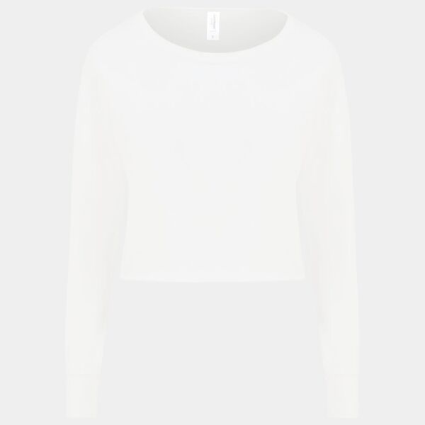 Ladies' Cropped Pullover Sweatshirt Thumbnail