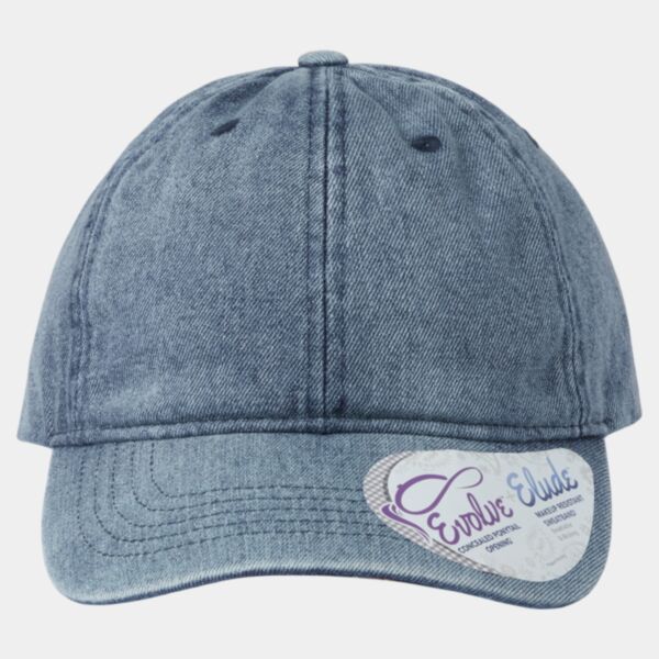 Women's Denim Cap Thumbnail