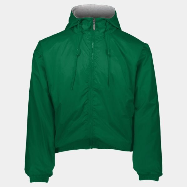 Youth Hooded Taffeta Jacket/Fleece Lined Thumbnail