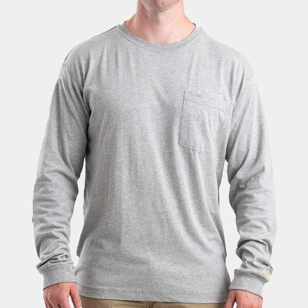 Unisex Performance Long-Sleeve Pocket T-Shirt Thumbnail