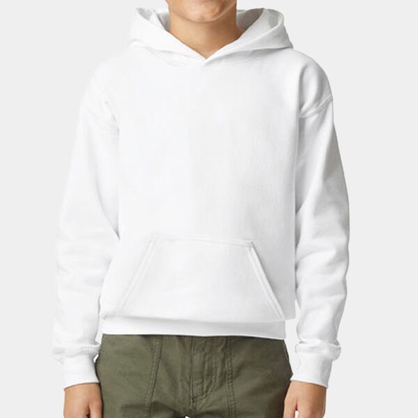 Youth Softstyle Midweight Fleece Hooded Sweatshirt Thumbnail