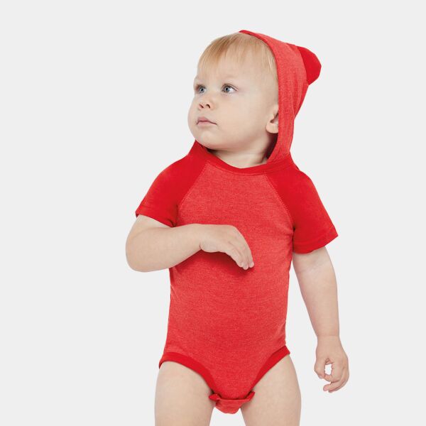 Infant Character Hooded Bodysuit with Ears Thumbnail