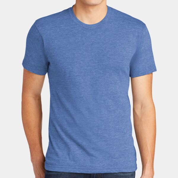 Tri Blend Short Sleeve Track T Shirt Thumbnail