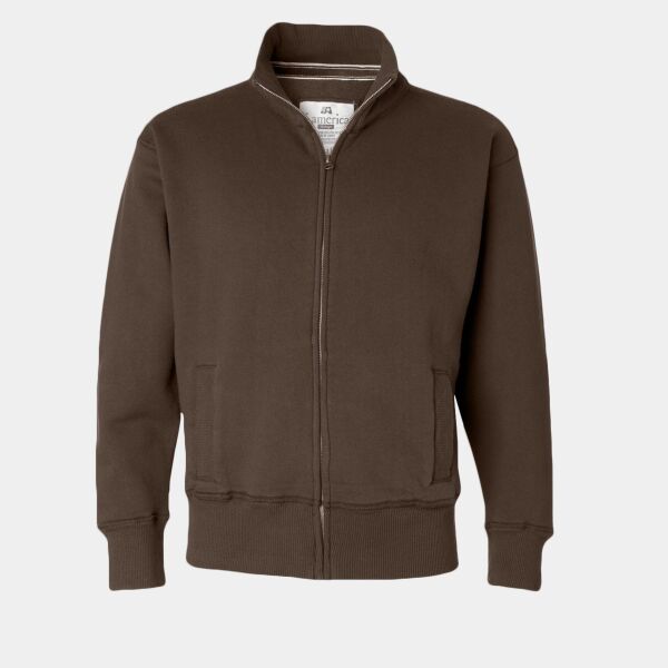 Unisex Vintage Solid Fleece Jacket Thumbnail