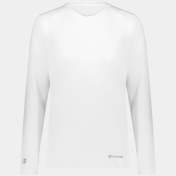 Ladies Essential Long Sleeve Tee Powered by Coolcore(r) Thumbnail
