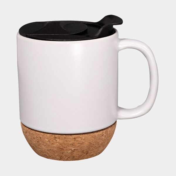 14oz Ceramic Mug With Cork Base In Mailer Thumbnail
