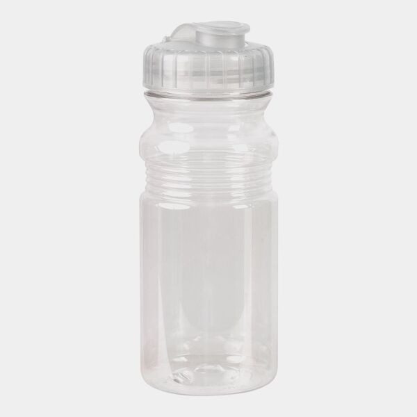 USA Made 20oz Translucent Sport Water Bottle With Snap Cap Thumbnail