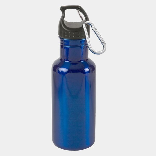 17oz Stainless Steel Adventure Water Bottle With Carabiner Thumbnail