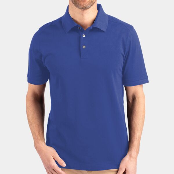 Cutter & Buck Advantage Tri-Blend Pique Mens Big and Tall Polo Thumbnail