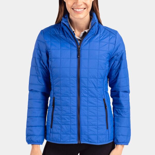 Cutter & Buck Rainier PrimaLoft  Womens Eco Insulated Full Zip Puffer Jacket Thumbnail