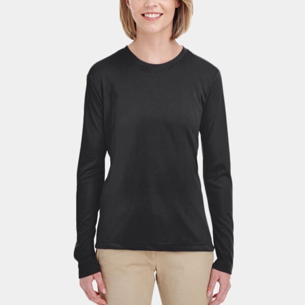 Ladies' Cool & Dry Performance Long-Sleeve Top Thumbnail