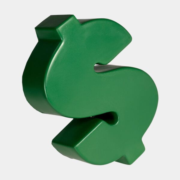 Dollar Money Sign Shape Stress Ball Thumbnail