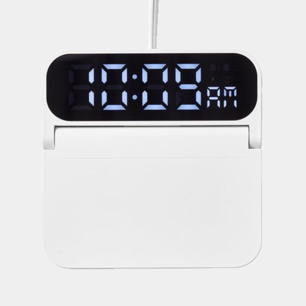 Foldable Alarm Clock & Wireless Charger Thumbnail