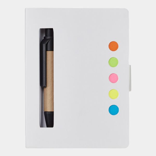 Eco Stowaway Sticky Jotter With Pen Thumbnail