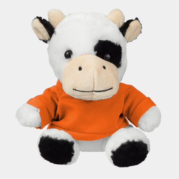 7" Plush Cow With T-Shirt Thumbnail