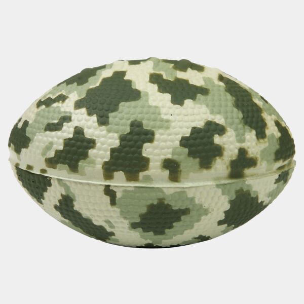 Digi Camo Football Shape Stress Ball Thumbnail