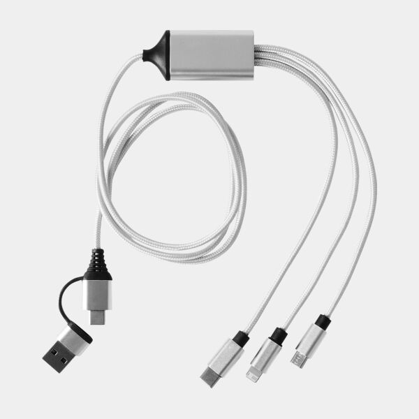 3-in-1 Charging Cable with Dual Input Thumbnail