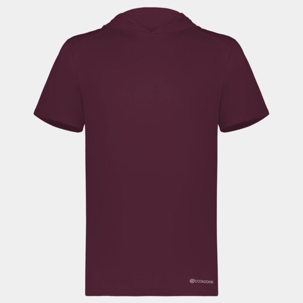 Adult Short Sleeve Hoodie Powered by Coolcore Thumbnail