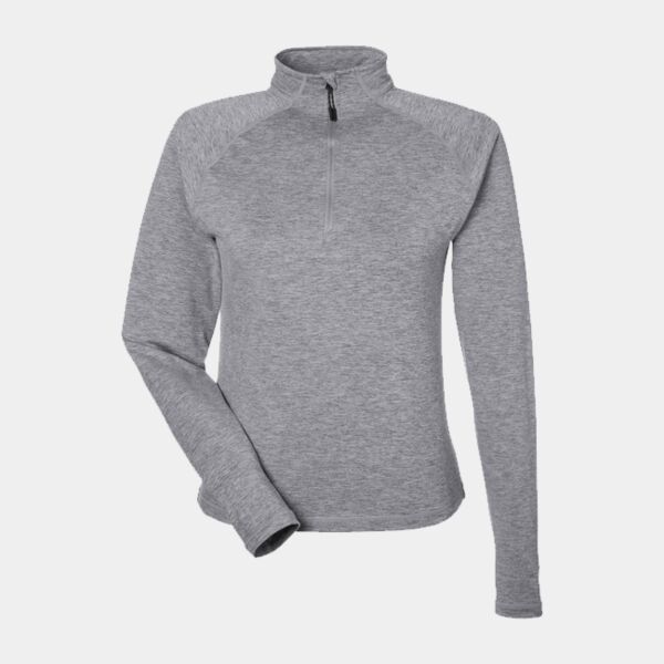 Ladies' Marbled Jersey Fairway Quarter-Zip Thumbnail