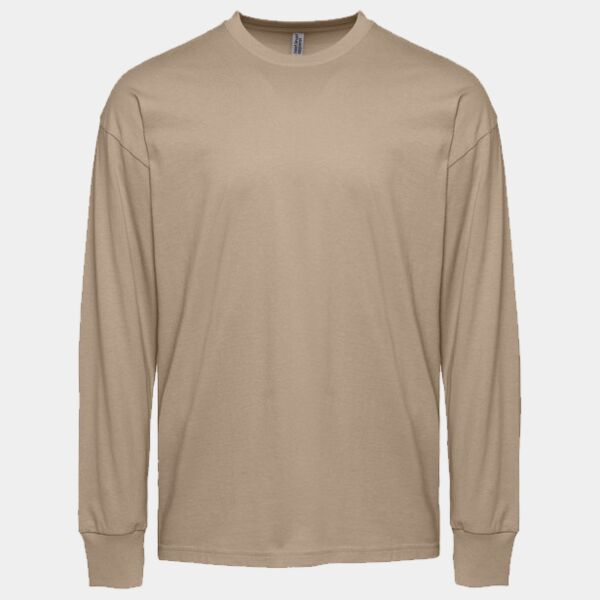 Unisex Heavyweight Cotton Long Sleeve T-Shirt Thumbnail