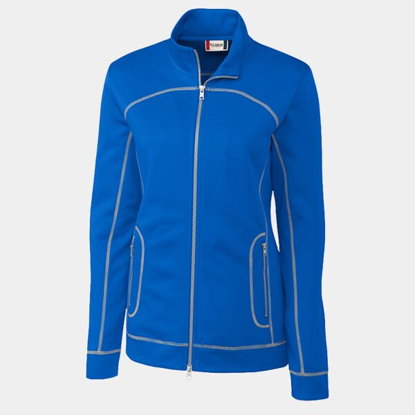 Clique Helsa Performance Womens Full Zip Knit Jacket Thumbnail