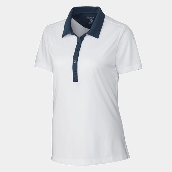 Clique Parma Colorblock Tech Jersey Womens Polo Thumbnail