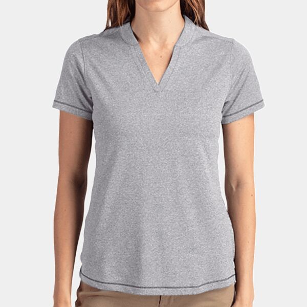 Cutter & Buck Forge Heathered Stretch Womens Blade Top Thumbnail