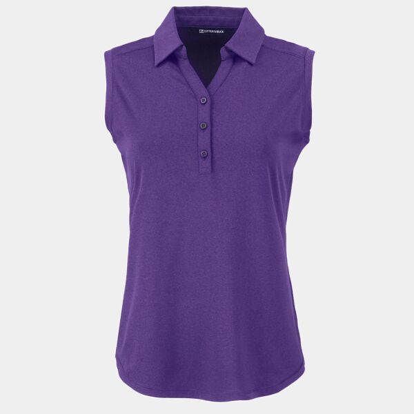 Cutter & Buck Forge Eco Stretch Recycled Womens Sleeveless Polo Thumbnail