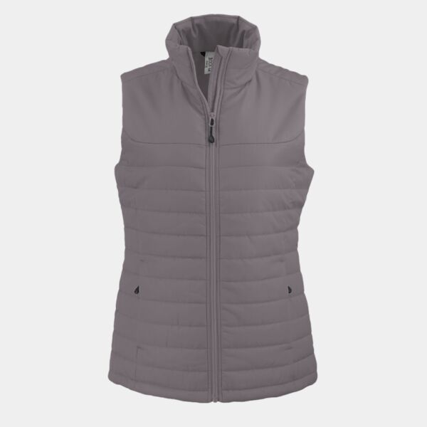 Clique Elevation Eco Full Zip Womens Puffer Vest Thumbnail