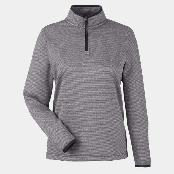 Women's Venture Heathered Stripe Quarter-Zip Pullover Thumbnail