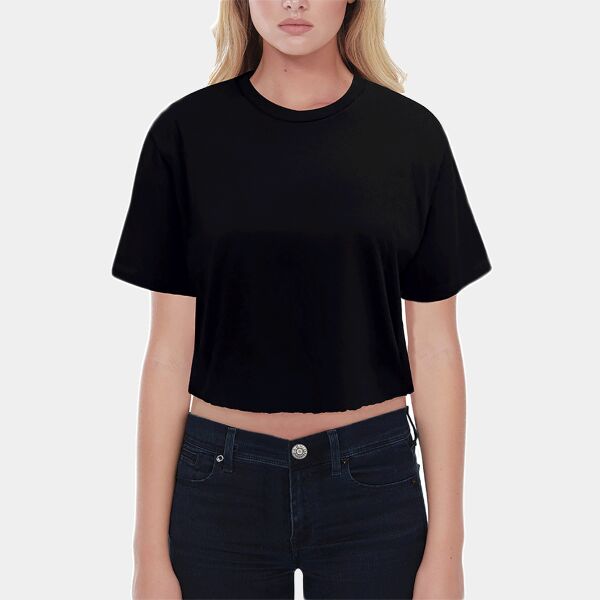Women's Crop Boyfriend T-Shirt Thumbnail