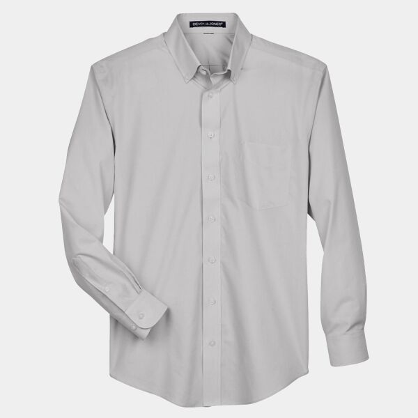 Men's Crown Collection® Broadcloth Woven Dress Shirt Thumbnail