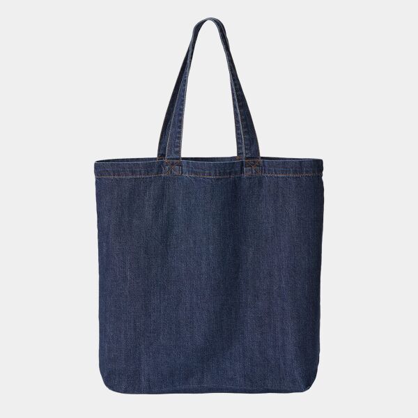 LB COTTN DENIM GUSSETED TOTE Thumbnail