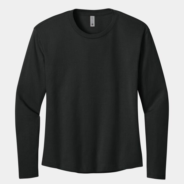 Women's Cotton Relaxed Long Sleeve Tee Thumbnail