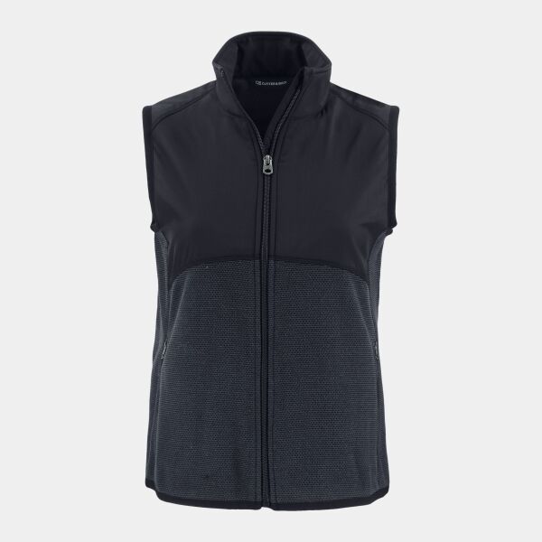 Cutter & Buck Hunts Point Recycled Fleece Womens Hybrid Full Zip Vest Thumbnail