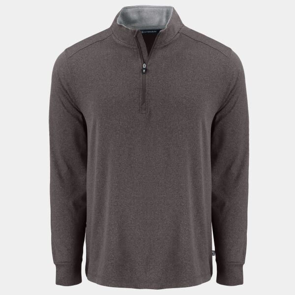 Cutter & Buck Forge Recycled Four-Way Stretch Mens Quarter Zip Pullover Thumbnail