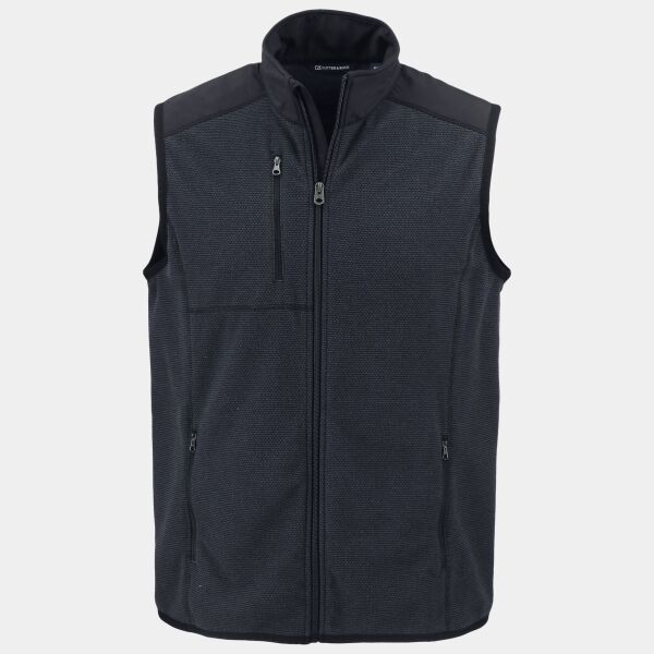 Cutter & Buck Hunts Point Recycled Fleece Mens Hybrid Full Zip Vest Thumbnail