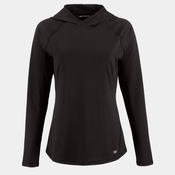 Cutter & Buck Prospect Recycled Featherlight Stretch Womens Hooded Pullover Thumbnail