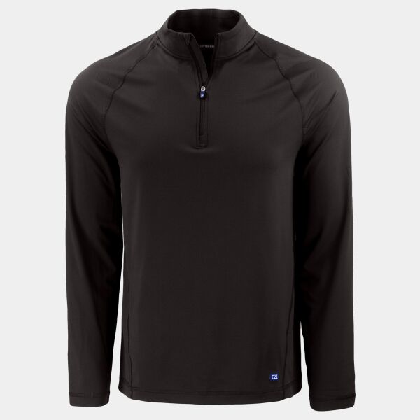 Cutter & Buck Prospect Recycled Featherlight Stretch Mens Big & Tall Quarter Zip Thumbnail