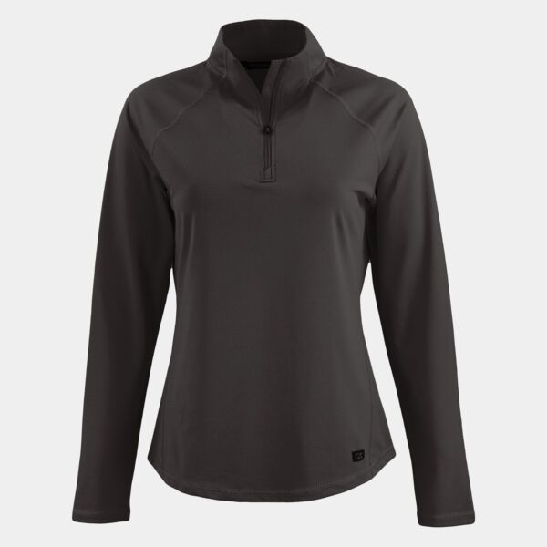 Cutter & Buck Prospect Recycled Featherlight Stretch Womens Quarter Zip Thumbnail