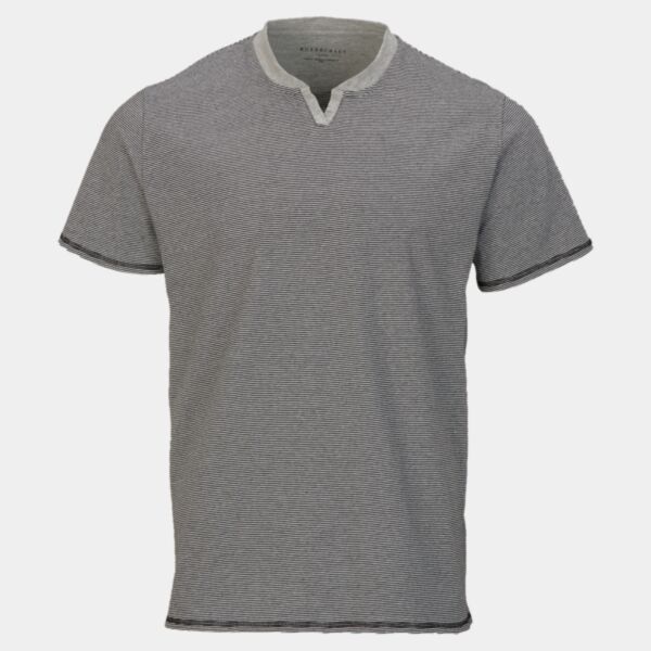 Men's Striped V-Notch T-Shirt Thumbnail