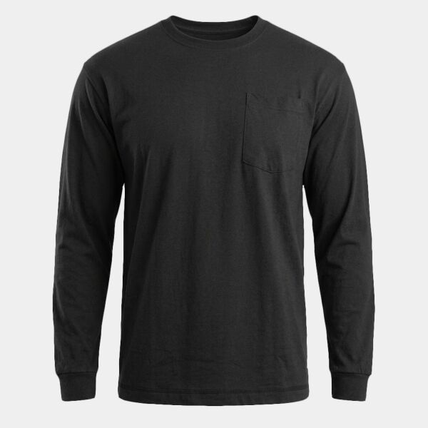 Men's Performance Long Sleeve Pocket T-Shirt Thumbnail