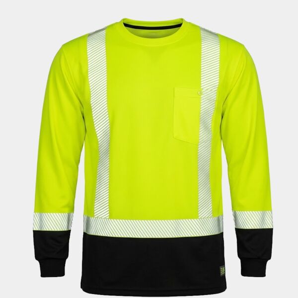 Men's Hi-Vis Class 3 Color Blocked T-Shirt Thumbnail