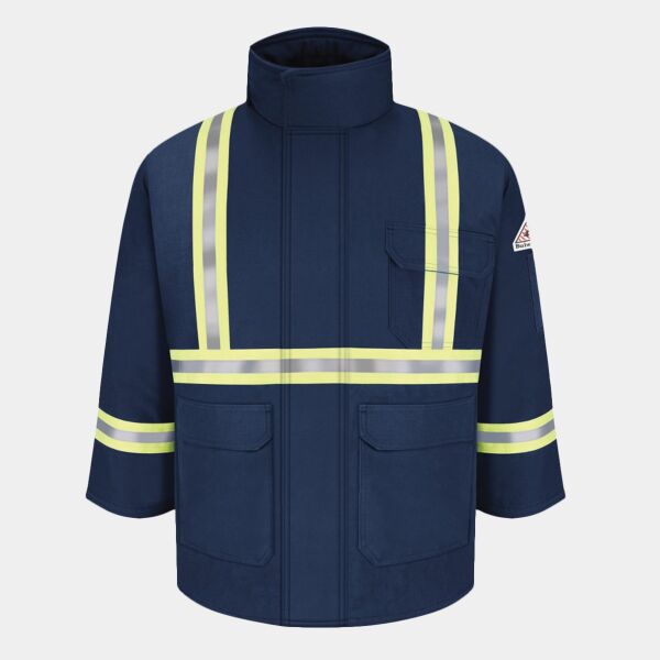 Men's Deluxe Parka With Reflective Trim - EXCEL FR® ComforTouch Thumbnail