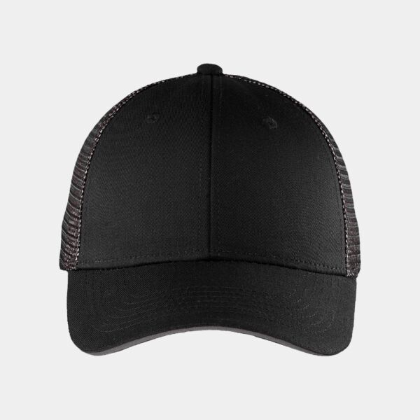 Double Mesh Snapback Sandwich Bill Cap Thumbnail